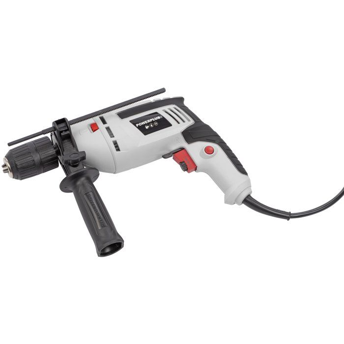 POWERPLUS Impact Drill - 600 W - 35,000 to 48,000 blows/min - Wood/Steel/Concrete