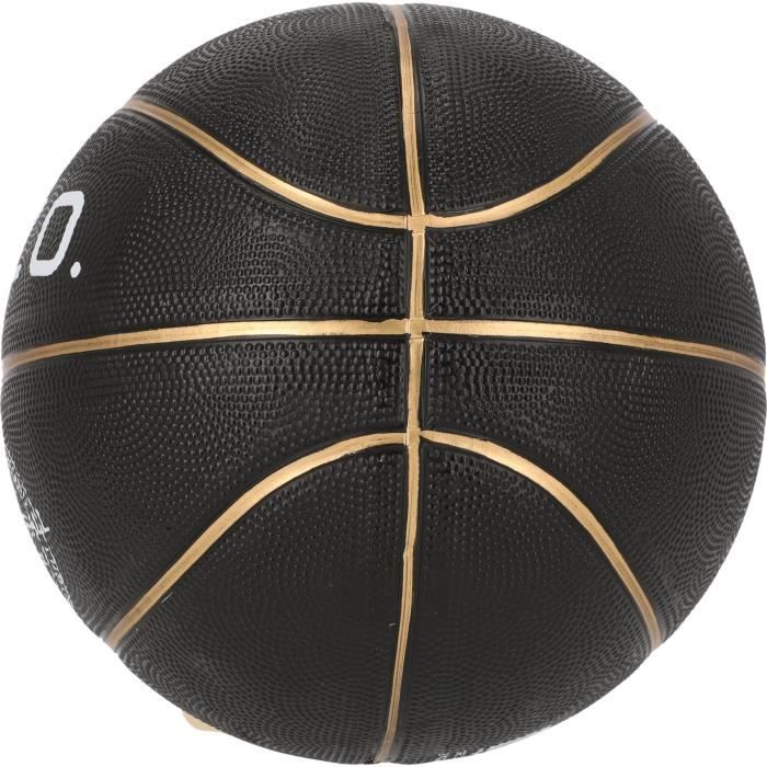 Ballon de basket - REZO - Caoutchouc - Taille 7 - Or - Prise ferme