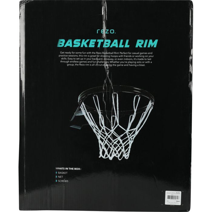Duncan Basketball Hoop - Black - Durable Steel Construction
