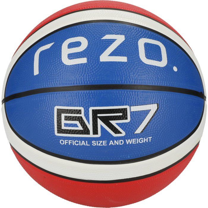 Rezo Rubber Basketball - Size 5 - Blue - Ideal for Handball