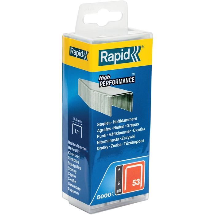 RAPID Staples No. 53 for Rapid Stapler 6 mm - 5000 Staples
