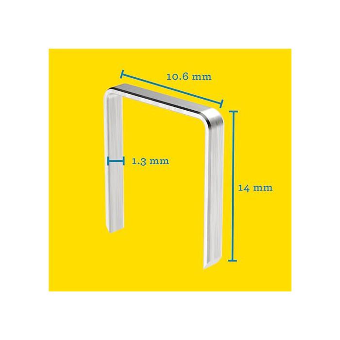 RAPID Flat Wire Staples No. 140,12 mm, Box of 5000