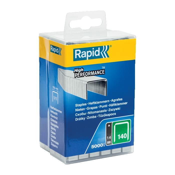 RAPID Flat Wire Staples No. 140,14 mm, Box of 5000