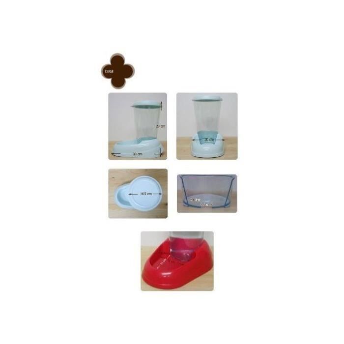 FERPLAST NADIR Water Dispenser - 3 L - Non-Slip - Random Color