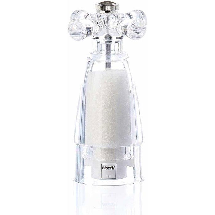 BISETTI Salt Mill - SAVONA - 17.5 cm - Acrylic