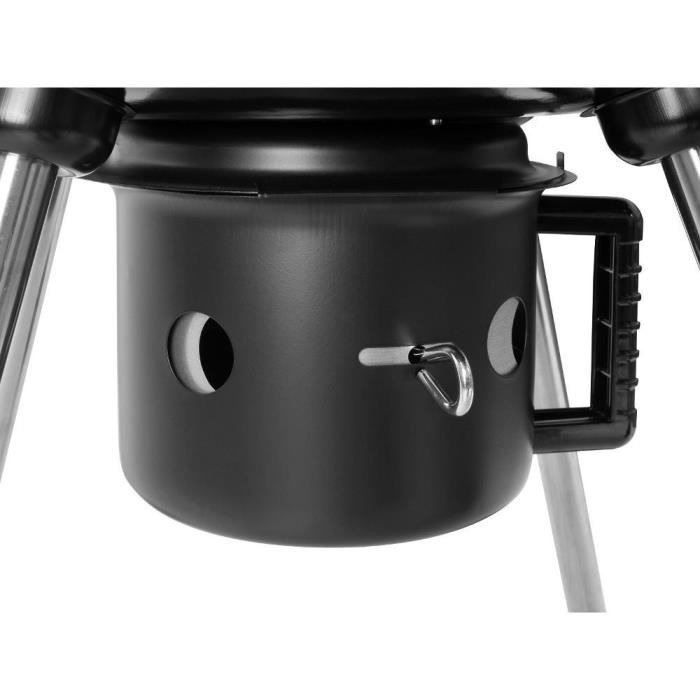 Fieldmann Charcoal Barbecue - FZG 1004 - 54.5 cm Cooking Surface - Removable Ash Catcher