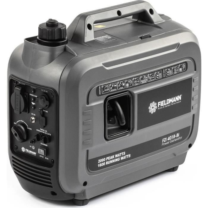 Fieldmann Petrol Generator - FZI 4018-Bi - 2000W - 79cc - 5h Runtime