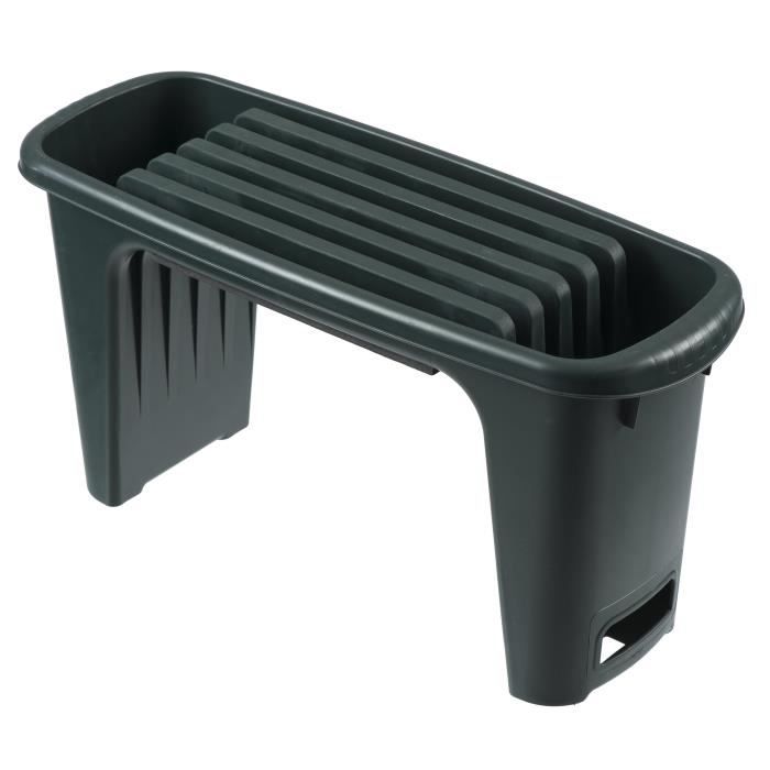 Nature 2-in-1 Gardening Stool - Green - HDPE - With Knee Cushion