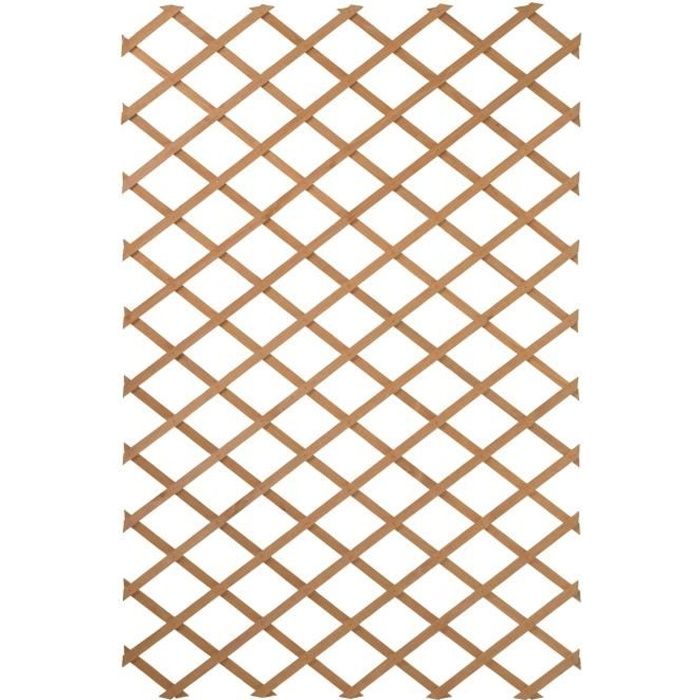 NATURE Garden Palisade - 50 x 150 cm - Natural Wood