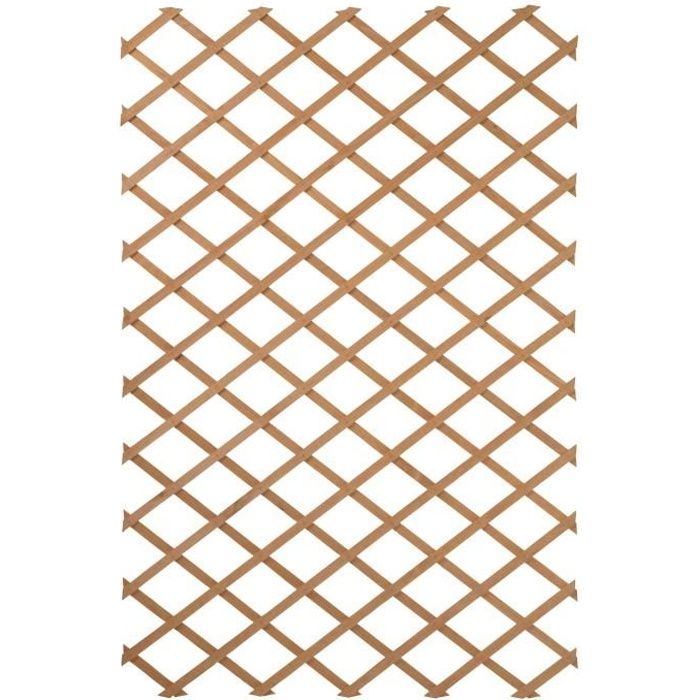 Nature Garden Trellis 100x300 cm Brown Wood 419779