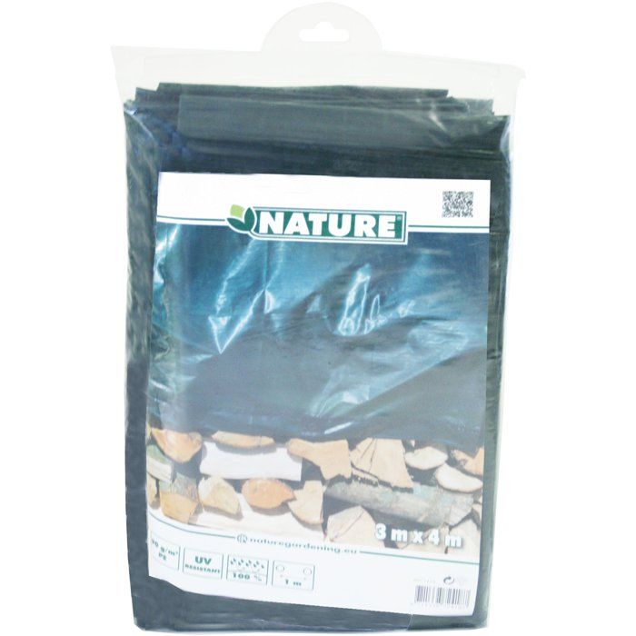 NATURAL Protective Tarpaulin - 3 x 4 m - 90 g/m² - Green