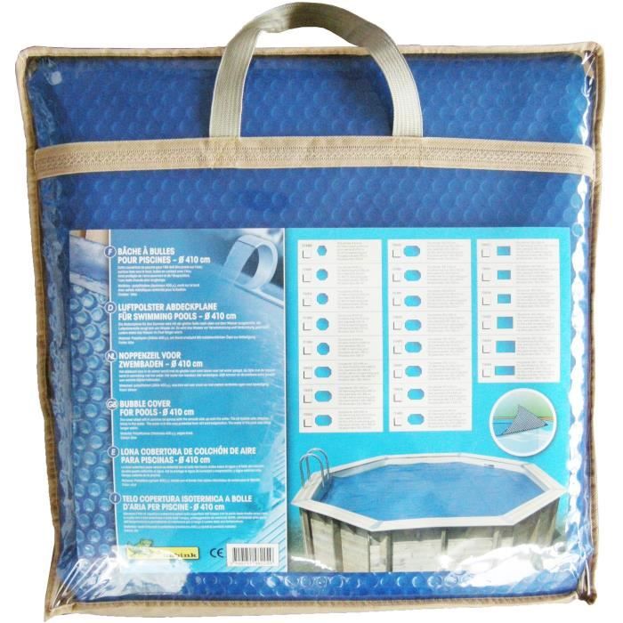 UBBINK - Bubble Cover for Wooden Pool 250 x 450 cm - Blue - 400 Microns