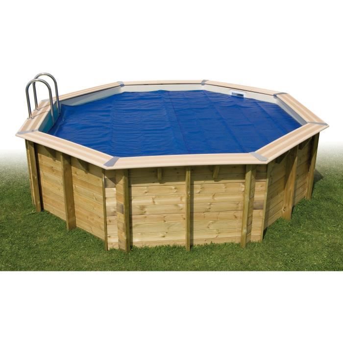 UBBINK - Bubble Cover for Wooden Pool 250 x 450 cm - Blue - 400 Microns