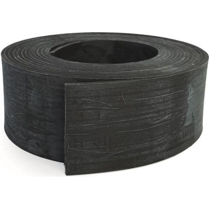 NATURE Borderfix - Recycled PVC Garden Edging - 14 cm high x 15 m long - 7 mm thick