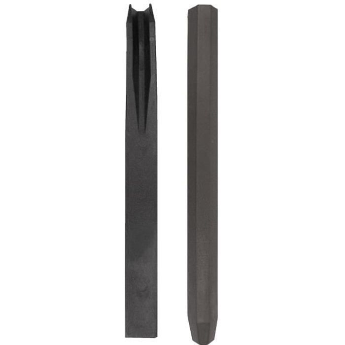 NATURE Recycled PVC Stake for Fixing Borderfix - H 38 x 3.6 x 3.8 cm