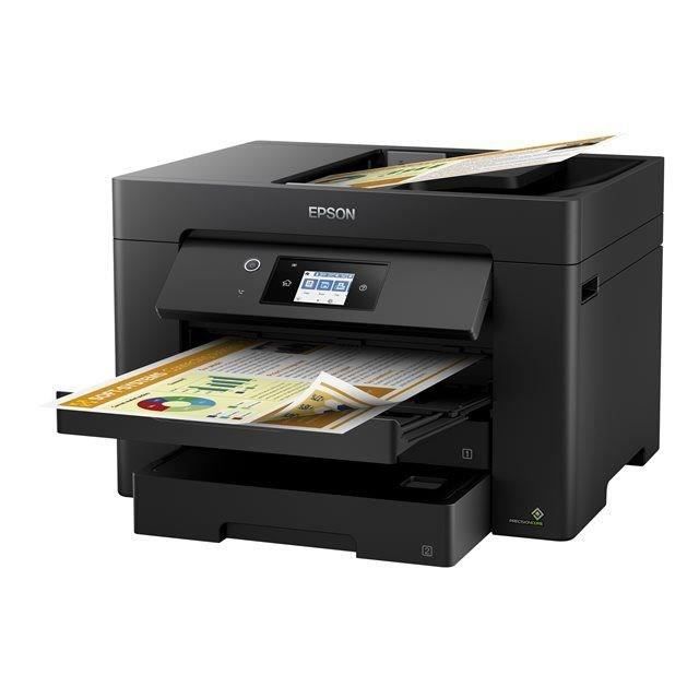 EPSON WorkForce WF-7830DTW Multifunction Printer - Wi-Fi - Inkjet (Color) - Black