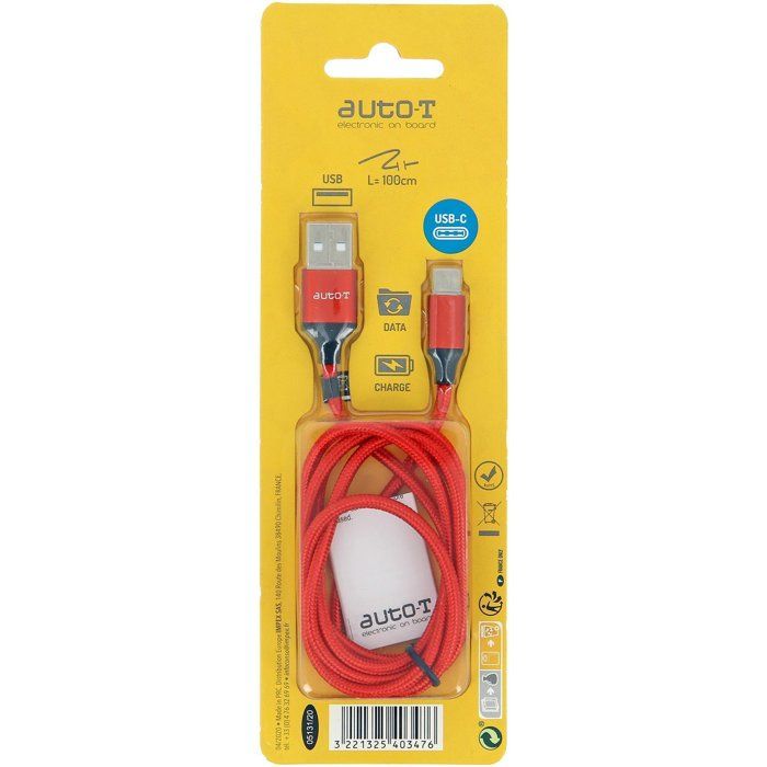 AUTO T Cable - USB 2.0 - USB-C