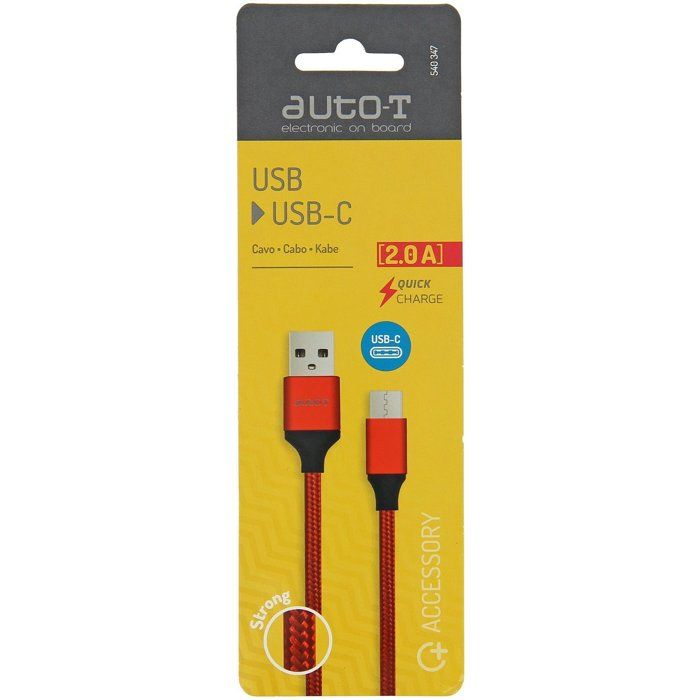 AUTO T Cable - USB 2.0 - USB-C