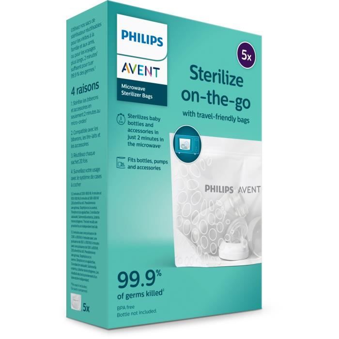 PHILIPS AVENT Sterilization Bags - Microwave - 5 Bags