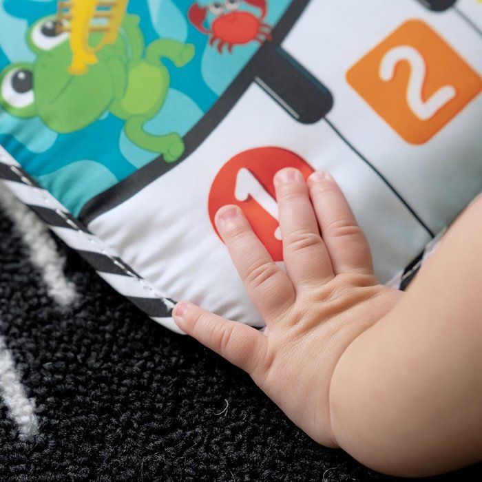 BABY EINSTEIN NEPTUNE Piano de lit bébé musical pour bébé, découverte chiffres, cadeau bébé, 0M+