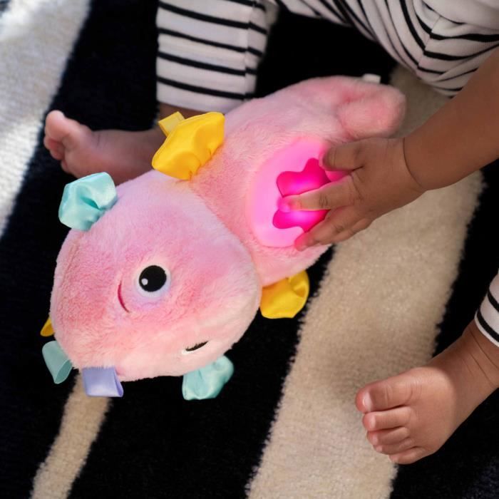 BABY EINSTEIN Baby Night Light Pink Seahorse - Responds to Baby's Cries, Musical, Luminous