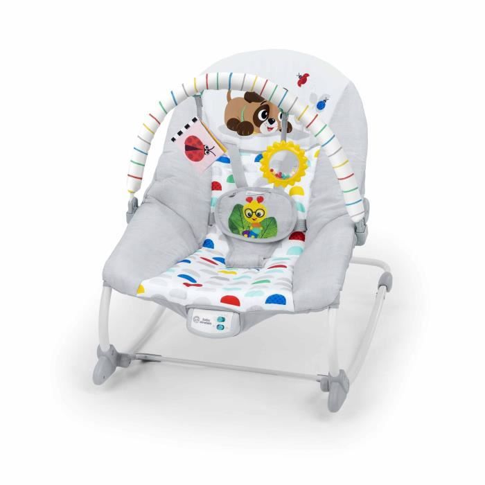 BABY EINSTEIN DEAN 3-in-1 Convertible Electric Baby Bouncer/Swing, Melodies and Vibrations, 3 Positions, 0-30 Months