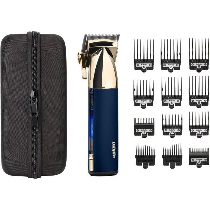 BABYLISS Cordless Hair Clipper - E992E Super-X Metal - 3-hour Battery Life