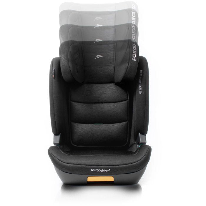Babauto Colosso Car Seat - Group 2/3 - i-Size - 100/150 cm - Isofix - 11 Headrest Positions - Black
