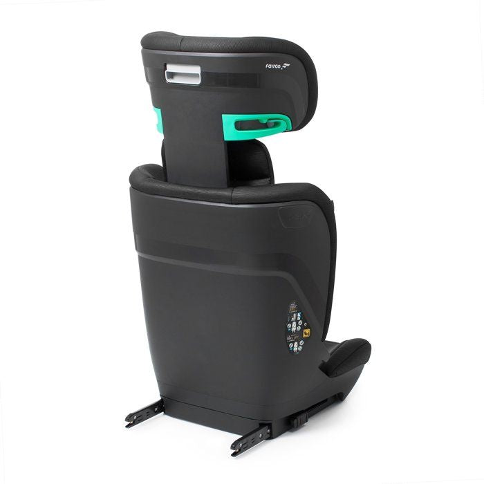 Babauto Colosso Car Seat - Group 2/3 - i-Size - 100/150 cm - Isofix - 11 Headrest Positions - Black