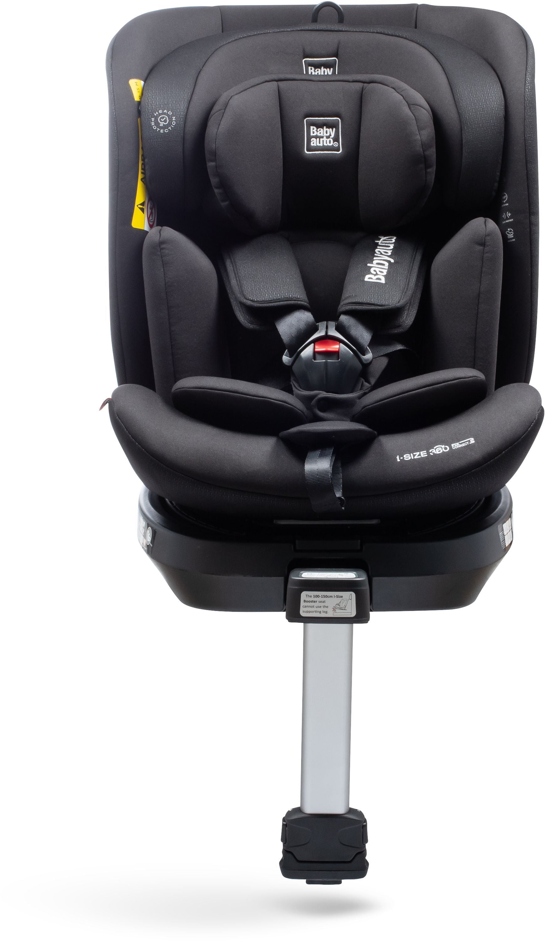BABYAUTO Car Seat Aitana Group 0/1/2/3 I-Size 40/150 cm Isofix 360° Swivel Support Leg Black
