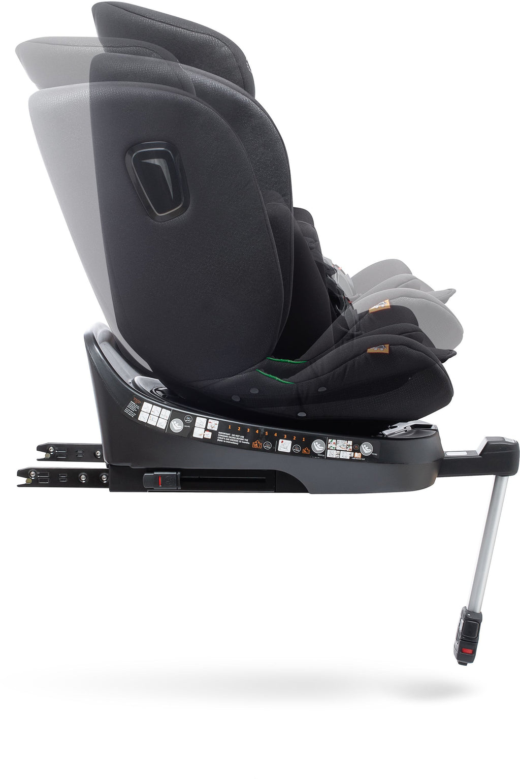 BABYAUTO Car Seat Aitana Group 0/1/2/3 I-Size 40/150 cm Isofix 360° Swivel Support Leg Black