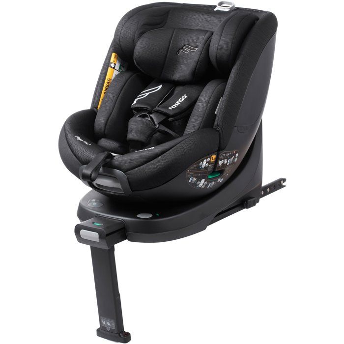BABYAUTO Car Seat Magna Plus Group 0/1/2/3 I-Size 40/125 cm Isofix 360° Swivel Reclining Black