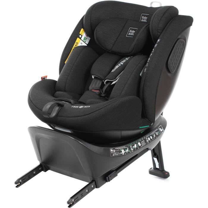 BABYAUTO Car Seat - CORE - Group 0/1/2/3 - 40/150 cm - I-Size - Isofix - Swivel - Reclining - Reducer - Black