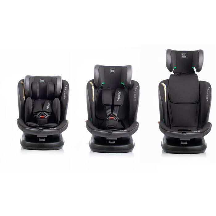 BABYAUTO Car Seat - RODIA - Group 0/1/2/3 - 40/150 cm - I-Size - Swivel - Reclining - With reducer - Stone Grey