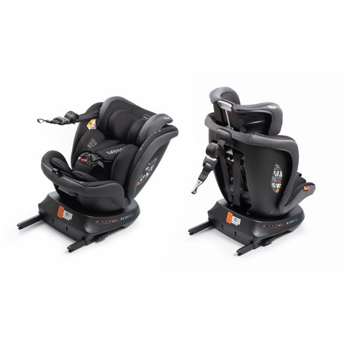 BABYAUTO Car Seat - RODIA - Group 0/1/2/3 - 40/150 cm - I-Size - Swivel - Reclining - With reducer - Stone Grey