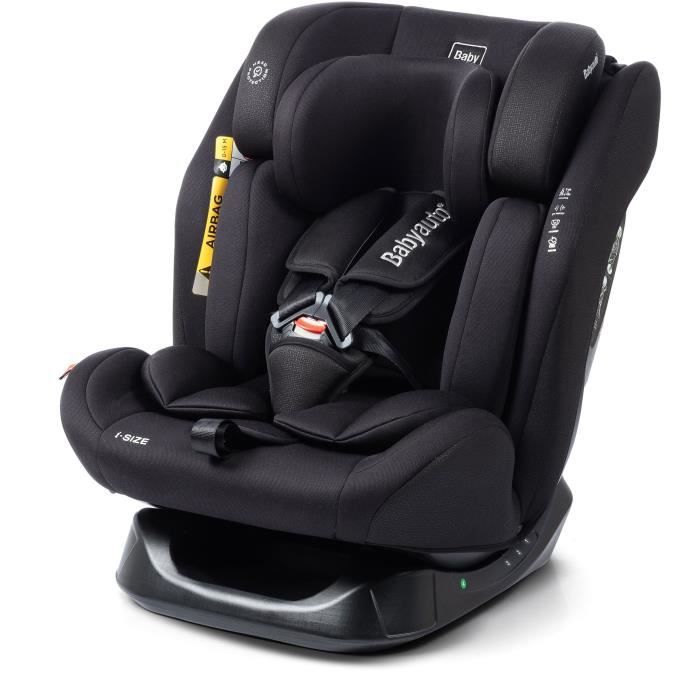 BABYAUTO Car Seat - LOLO IBELT - Group 0/1/2/3 - 40/150 cm - I-Size - Reclining - Reducer - Black