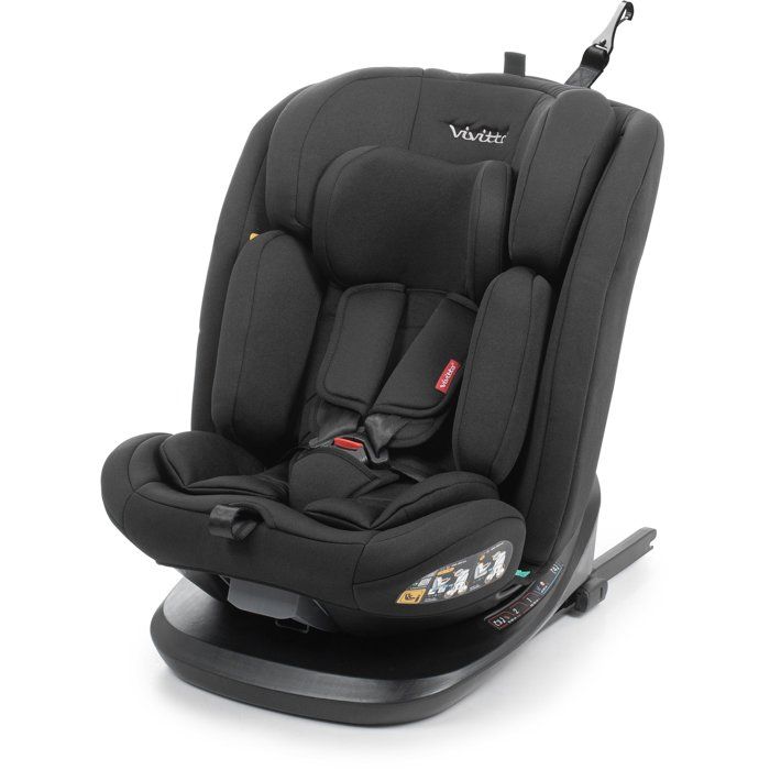 Babauto Zafiro i-Size Car Seat - Group 0/1/2/3 - 40/150 cm - i-Size - Swivel - Reclining - With Reducer - Black