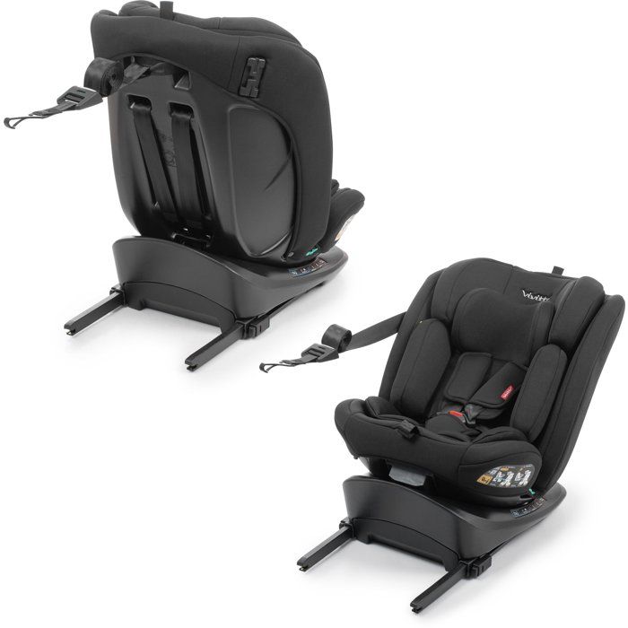 Babauto Zafiro i-Size Car Seat - Group 0/1/2/3 - 40/150 cm - i-Size - Swivel - Reclining - With Reducer - Black