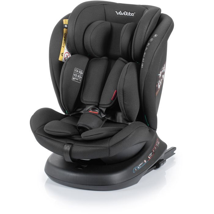 BABYAUTO Car Seat - Sigma IFix Vivitta - Group 0/1/2/3 - 40/150 cm - Isofix + Top tether - 360° swivel - Reclining -