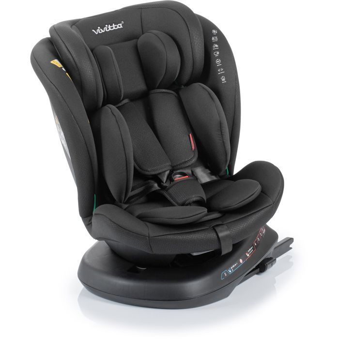 BABYAUTO Car Seat - Sigma IFix Vivitta - Group 0/1/2/3 - 40/150 cm - Isofix + Top tether - 360° swivel - Reclining -