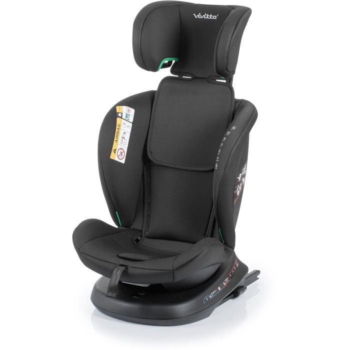 BABYAUTO Car Seat - Sigma IFix Vivitta - Group 0/1/2/3 - 40/150 cm - Isofix + Top tether - 360° swivel - Reclining -