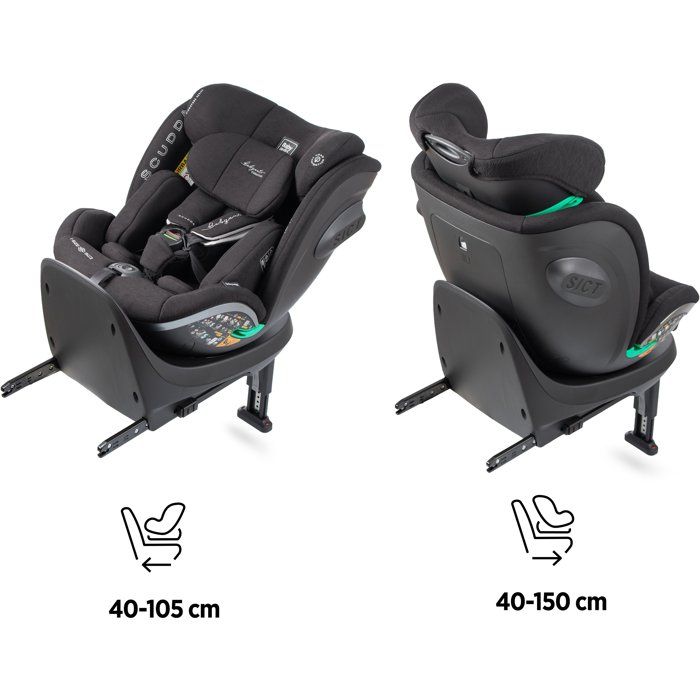 BABYAUTO Car Seat SCUDDA Group 0/1/2/3 I-Size Swivel Anthracite