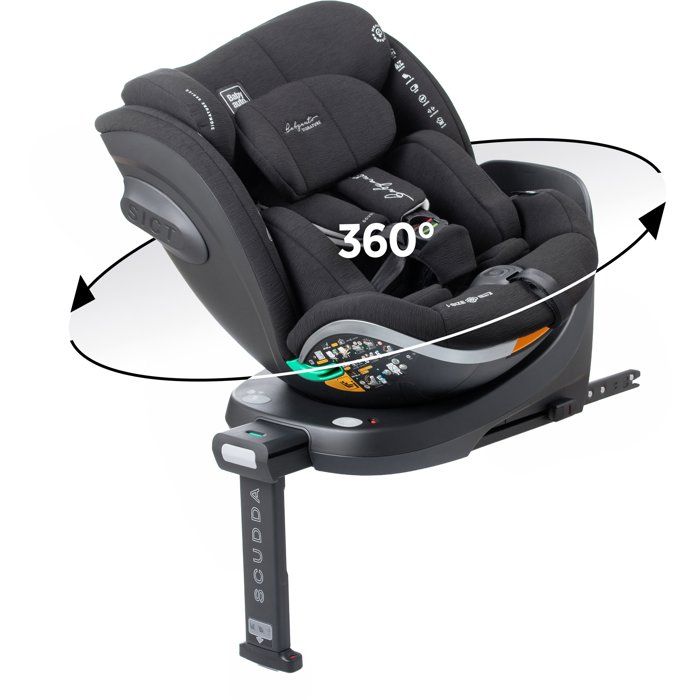 BABYAUTO Car Seat SCUDDA Group 0/1/2/3 I-Size Swivel Anthracite