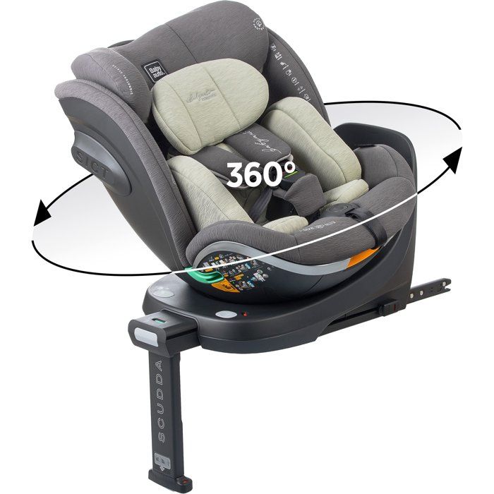 BABYAUTO Car Seat SCUDDA Group 0/1/2/3 I-Size Swivel Olive