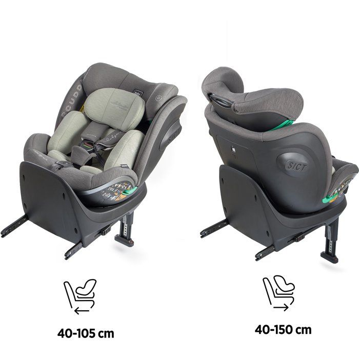 BABYAUTO Car Seat SCUDDA Group 0/1/2/3 I-Size Swivel Olive