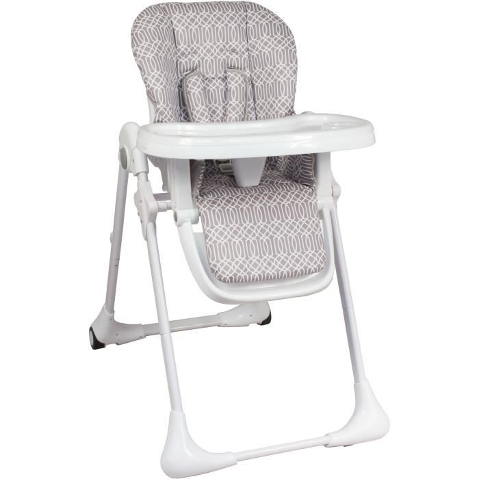 BAMBISOL Multi-Position High Chair - Reclining - Up to 3 Years - Beige/ White