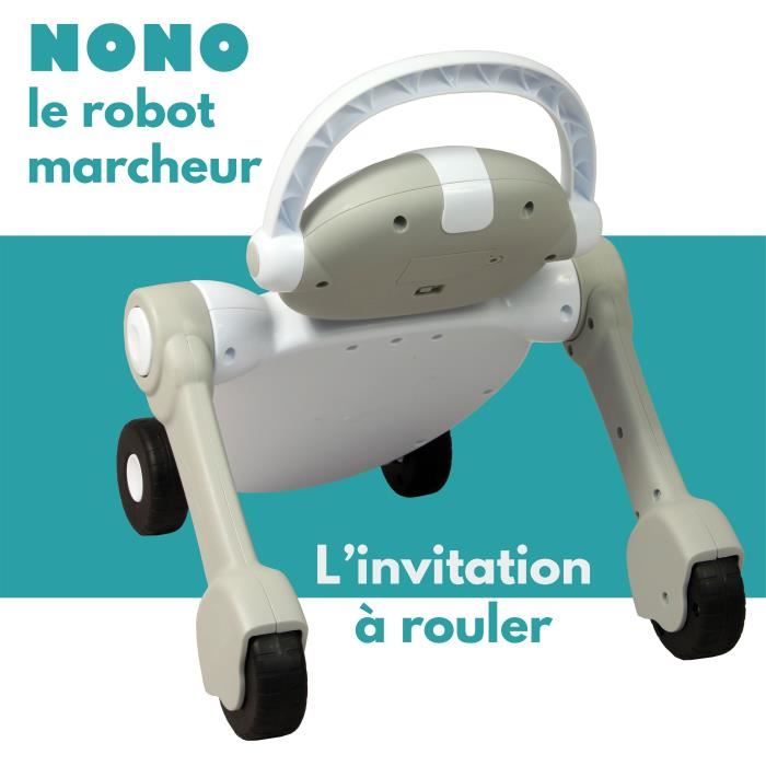 Trotteur marcheur - BAMBISOL - Nono le Robot - De 10 a 36 mois - Parlant - Musical - Jeux électroniques interactifs - Blanc