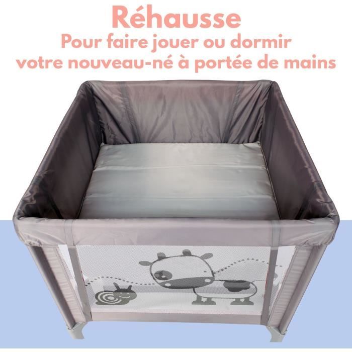 BAMBISOL - 90x90 cm Folding Baby Playpen/Crib - Carry Bag Included 90x90cm