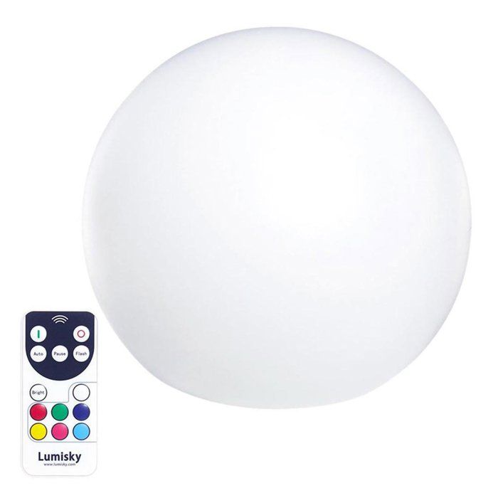 LUMISKY Floating Wireless LED Light Ball Multicolored BOBBY Ø50cm