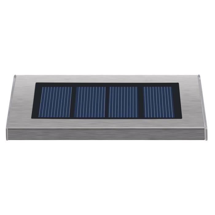LUMISKY Waterproof Outdoor Solar Wall Light - 3 White LEDs - 2 Lighting Modes